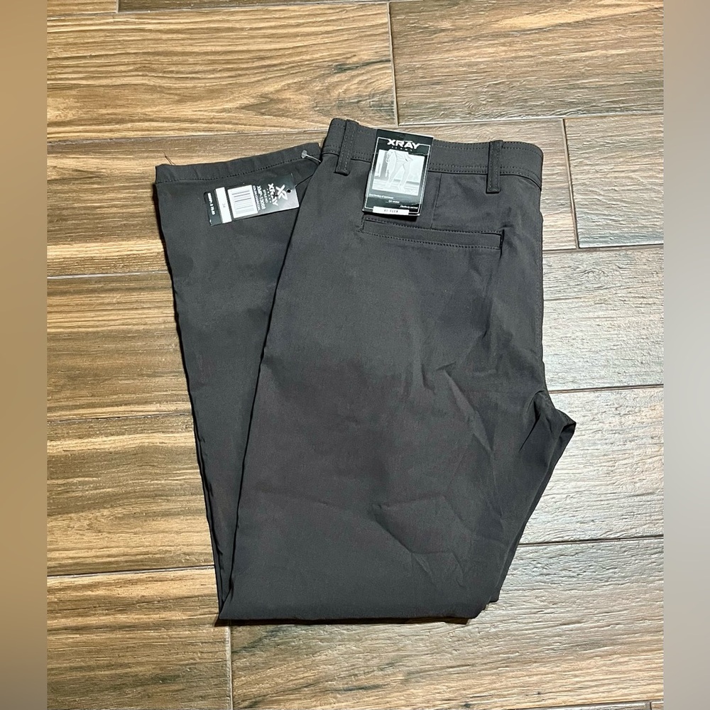 NWT Men's X-RAY Charcoal Hi-Flex Stretch Fabric Pants Size 34 x 29.5 - Picture 8 of 9